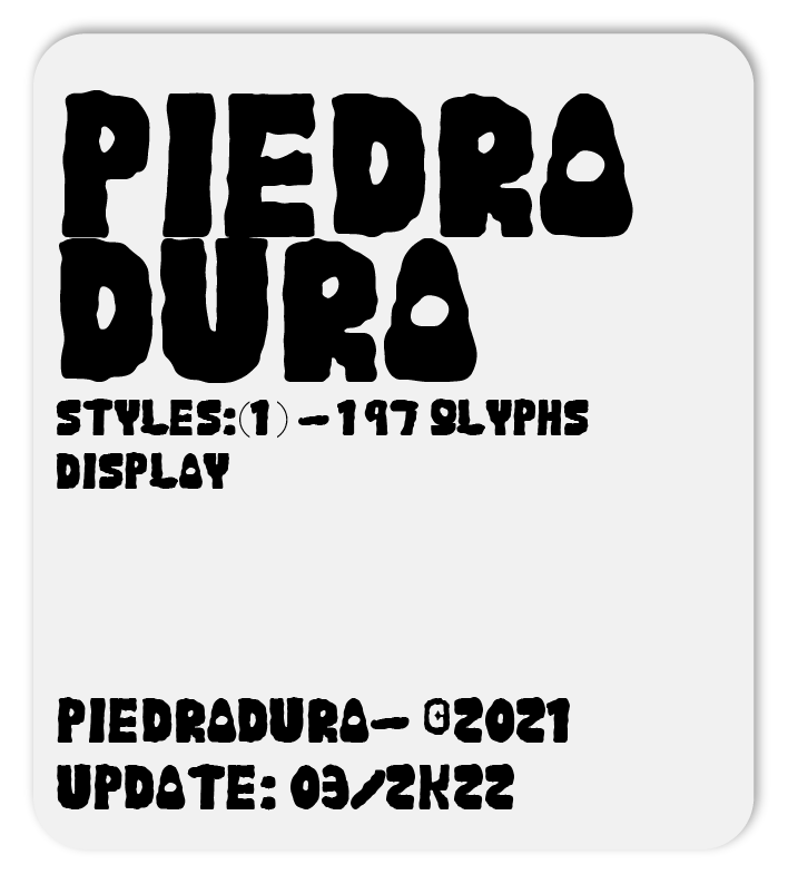 PIEDRA DURA