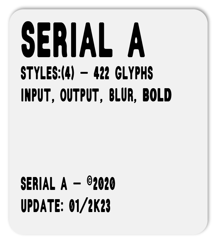 SERIAL A