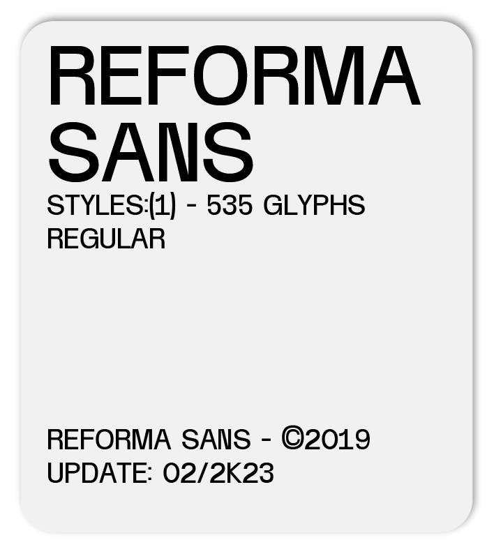 REFORMA SANS