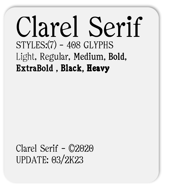 CLAREL SERIF