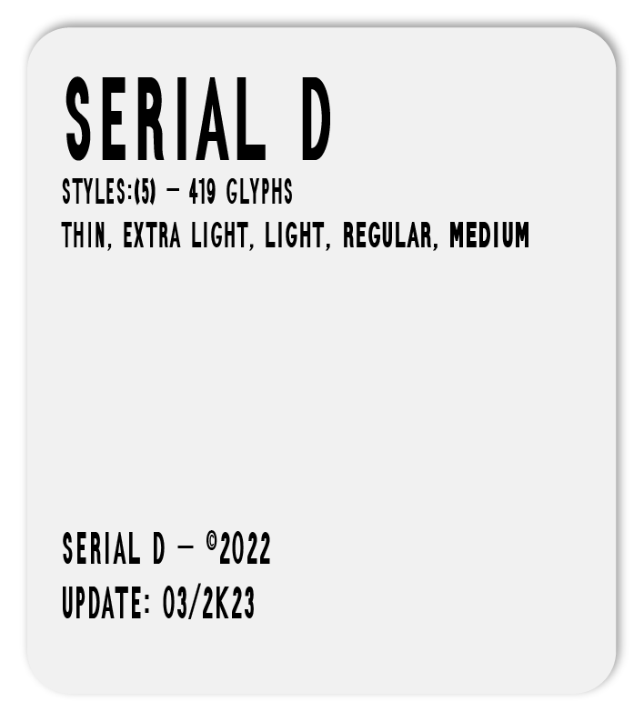 SERIAL D