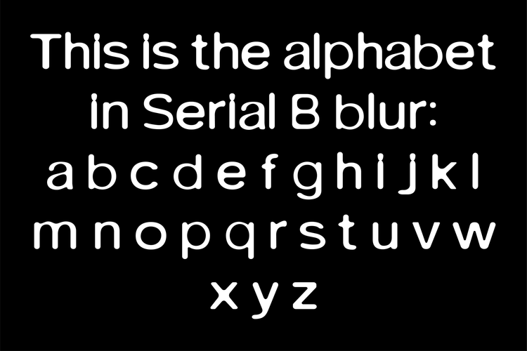 SERIAL BLUR