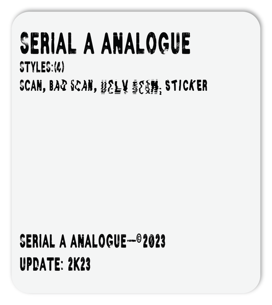 SERIAL A ANALOGUE