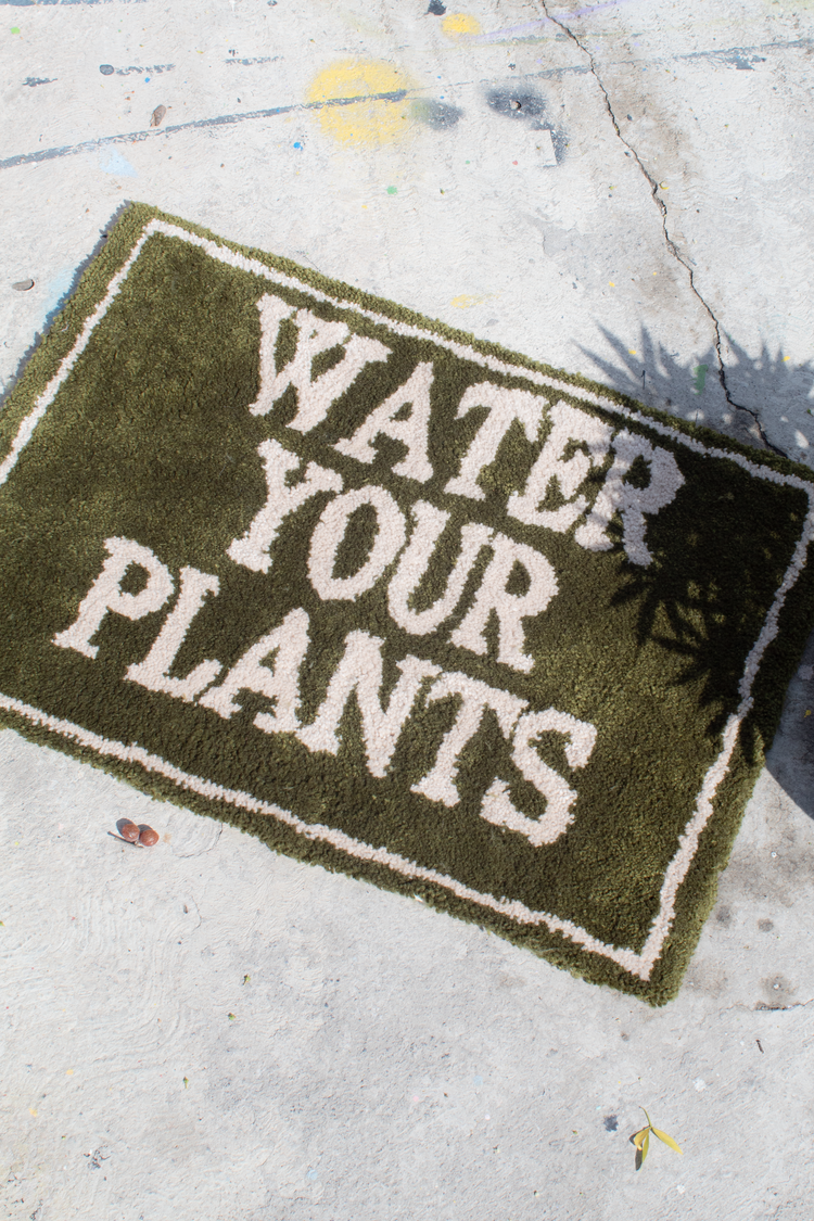 WATER YOUR PLANTS CARPET