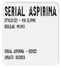 SERIAL ASPIRINA